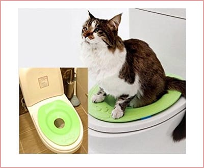 Cat Kit kitty pet toilet seat training system by NABIUGI