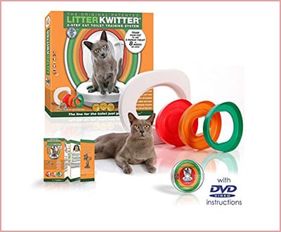 Litter Kwitter toilet training system for cats