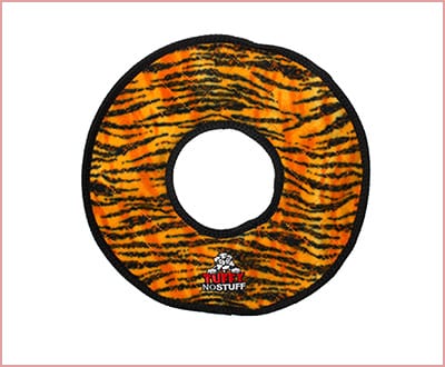 Tuffy no stuff durable dog toy mega ring with 4 layers of material