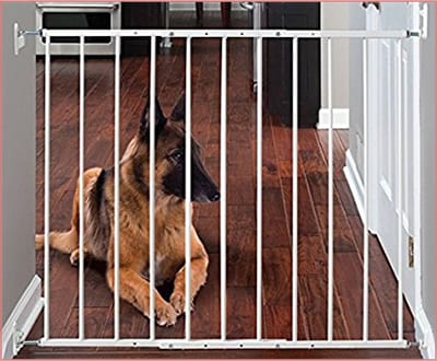 Command wall mounted gate for dogs