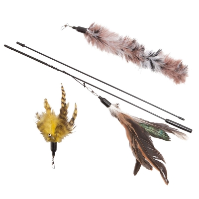 The Natural Pet Company Feather Wand Cat Toy 