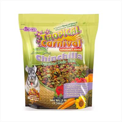 Brown's Tropical Carnival Natural Chinchilla Food