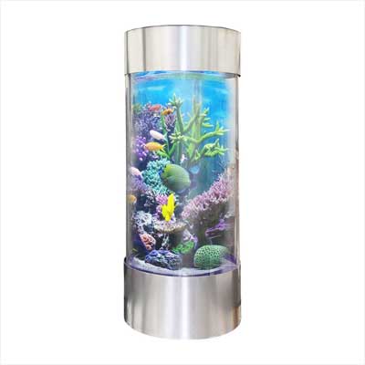 Vepotek Plastic Cylinder Fish Tank