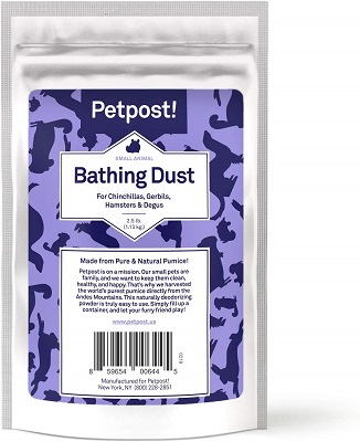 Petpost Chinchilla Bath Dust for Small Animals