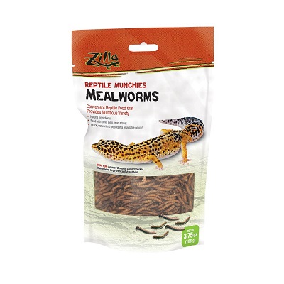 Zilla Munches Mealworms
