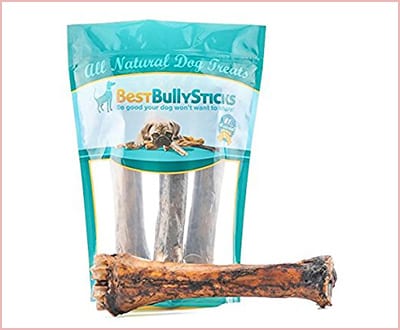 Jumbo Smoked shin bones by Best Bully sticks