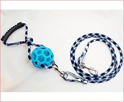 Life Leash Premium 2 in 1 dog leash and toy indestructible 