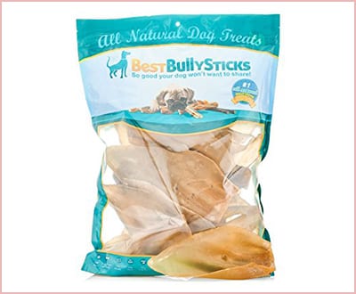 Natural cow ear dog treats bully sticks