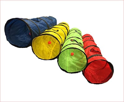 Shop4Omni kitty cat tunnel pet toy