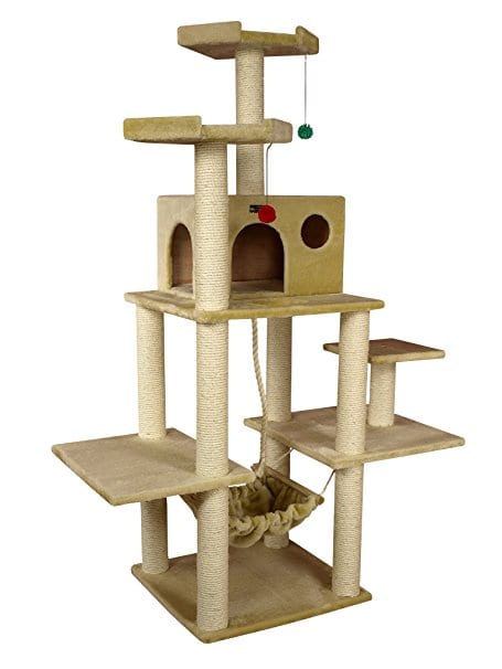 ArmaKat 72-inch 7202 cat condo in beige