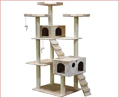 Go Pet Club F2440 72 inch high cat tree condo
