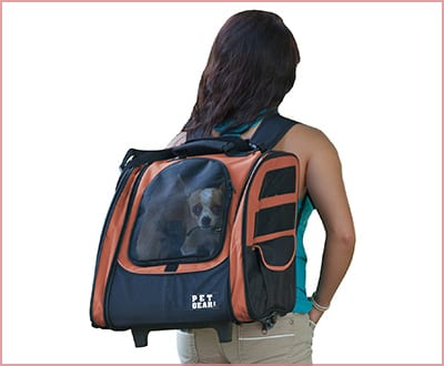 Pet Gear I GO2 traveler roller backpack for small animals