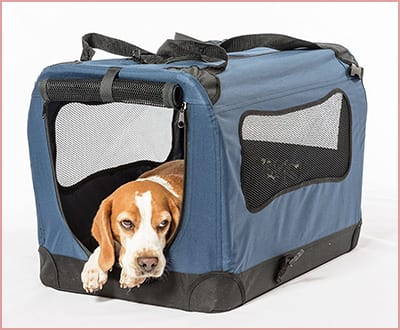 2PET foldable dog crate for indoor and outdoor use