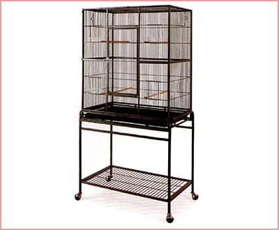 Mcage Large Wrought Iron Flight Canary Parakeet Cockatiel Lovebird Finch Sugar Glider Cage