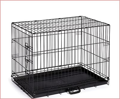 Prevue Hendryx single door crate in black