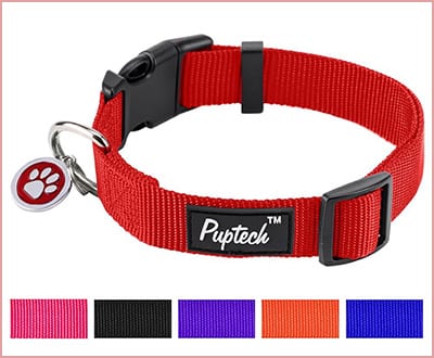 Pupteck Basic nylon adjustable dog collar