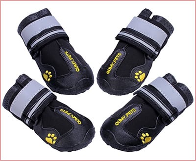 Qumy waterproof dog boots