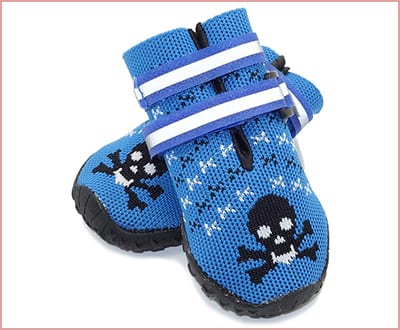 Vivaglory breathable dog boots with reflective velcro straps