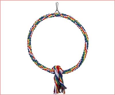 Bird Cotton Rope Perch Bungee Chew toy