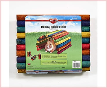 best Kaytee tropical fiddle sticks guinea pig toys