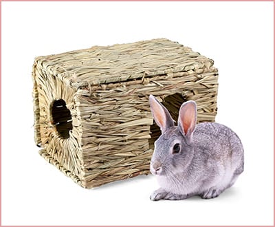 Zimoo natural Grass House Chinchilla Toys