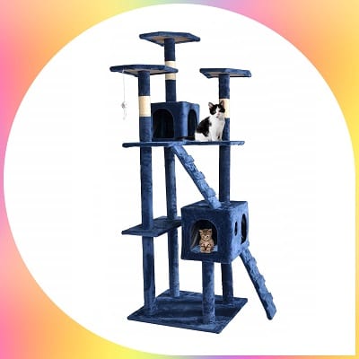 BestPet cat tree scratcher play house condo furniture bed