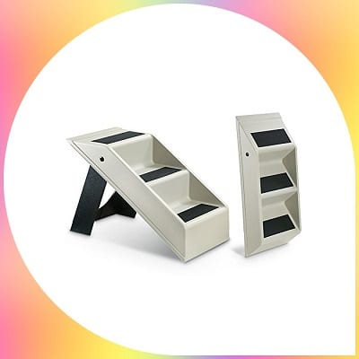 Etna plastic folding steps stairs for dogs