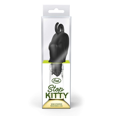 Fred & Friends STOP KITTY Wine Bottle Stopper
