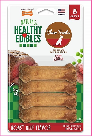 Nylabone Healthy Edibles Dog Chew Treat Bones