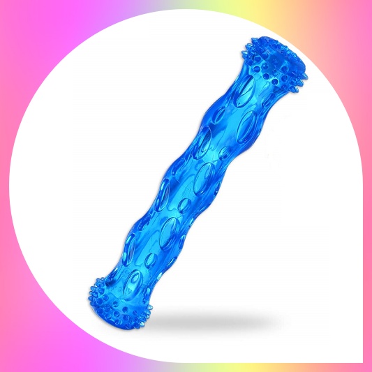 ZNOKA TPR Squeak Dog Chew Bone Toy