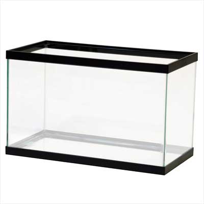 Aqueon 10 Gal Black Aquarium