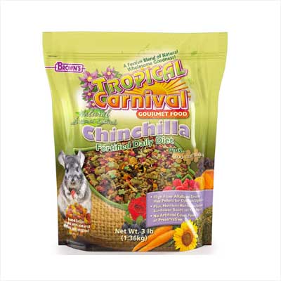 Brown’s Tropical Carnival Natural Chinchilla Food