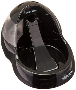 black shiny Petmate Deluxe Fresh Flow
