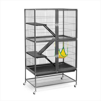 Prevue Hendryx Black Feisty Ferret Cage
