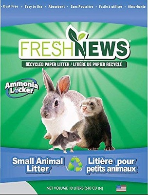 Fresh News Paper Small Animal Litter