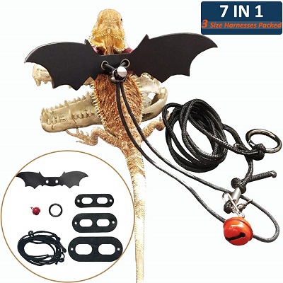 Lotyes Adjustable Bearded Dragon Leash and Harness