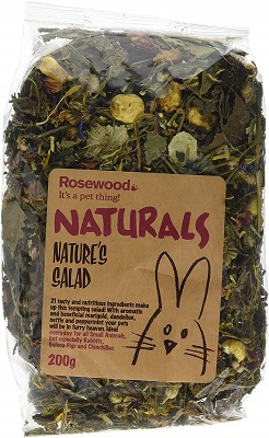 Rosewood Pet 1 Pouch Nature’s Salad Food for Small Animals