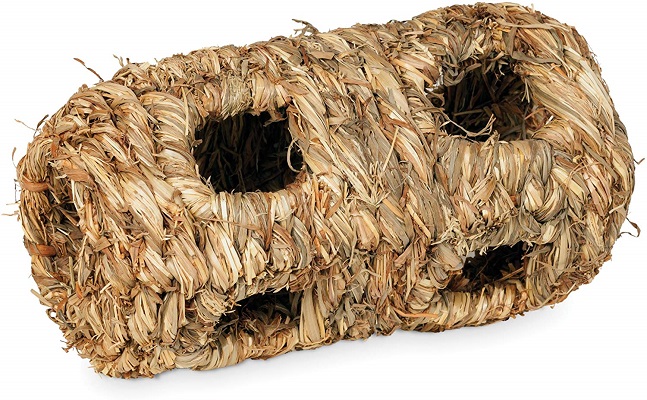 SunGrow Straw House with Open Entrance