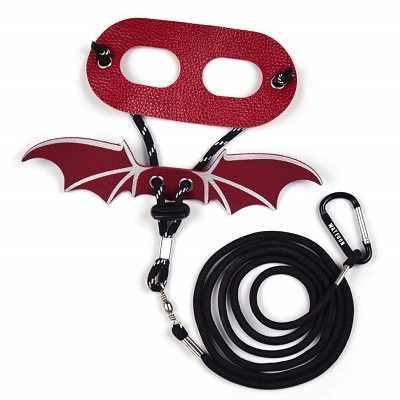 Watfoon Adjustable Bearded Dragon Leather Harness Leash