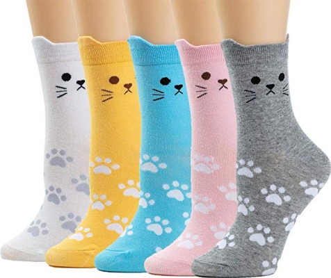 Women’s Socks Cactus Crew Socks Gifts by Losa Kute