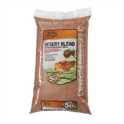Zilla Ground English Walnut Shells Desert Blend