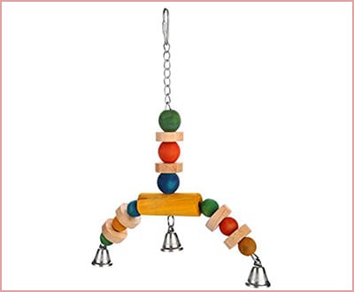 Aigou bird swing with bells parrot toy