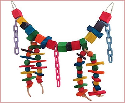 mewtogoWooden bird toy for parrots