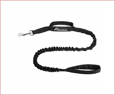 Outdoor Master bungee dog leash improved safety