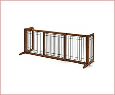 Richell Wood freestanting gate medium size