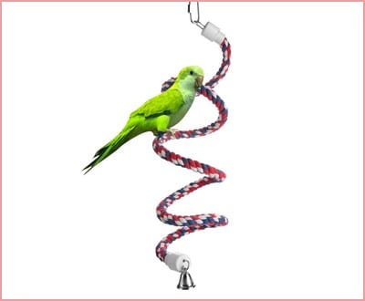 Aigou Bird Spiral Rope Perch