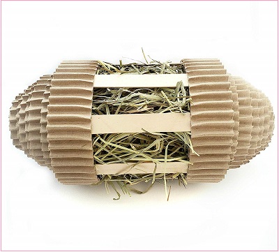 WINNIGUINEAPOO Rabbit Toys Rabbit Hay Feeder Hay Roller Toy